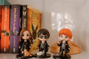 miniature e libri di harry potter