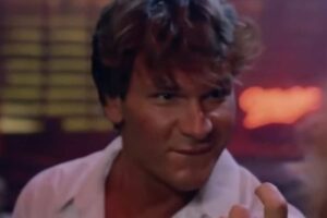 patrick swayze in una scena di dirty Dancing